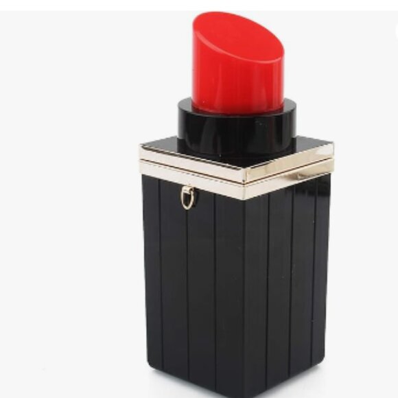 NEW Acrylic Lipstick Custom Couture Crossbody Handbag (LSXX025) - Picture 5 of 5